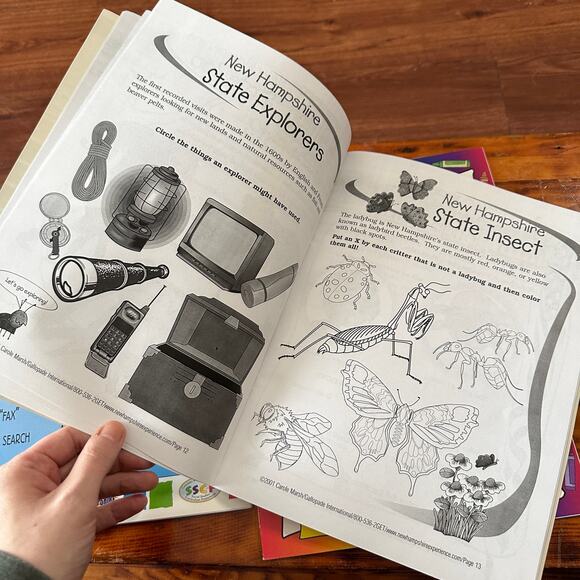 Vintage Bundle Of 3 Social Studies Curriculum Framework New Hampshire Workbooks - Picture 11 of 14